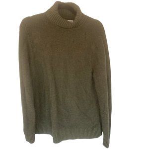 J.Crew Classic turtleneck sweater olive Size Large